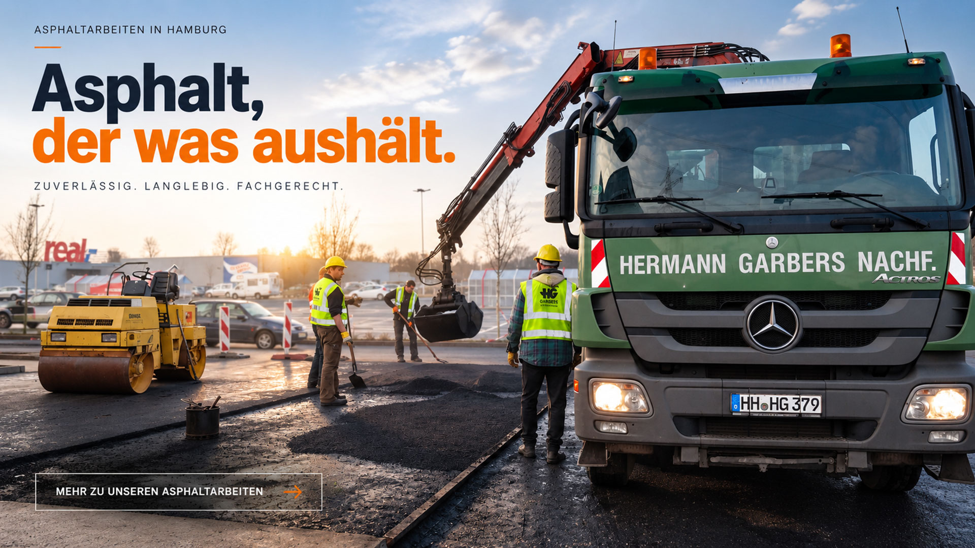 Asphaltarbeiten bei Garbers